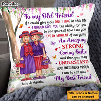 Personalized Gifts For Senior Friends Old Friends Pillow 26369 thumb 1