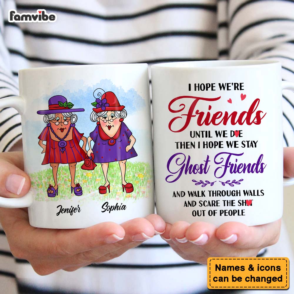 Personalized Gifts For Senior Friends Ghost Friends Mug 26382 Primary Mockup