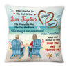 Personalized Beach Wedding Anniversary Gifts For Old Couples Husband Wife Pillow 26384 1