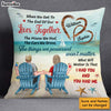 Personalized Beach Wedding Anniversary Gifts For Old Couples Husband Wife Pillow 26384 1