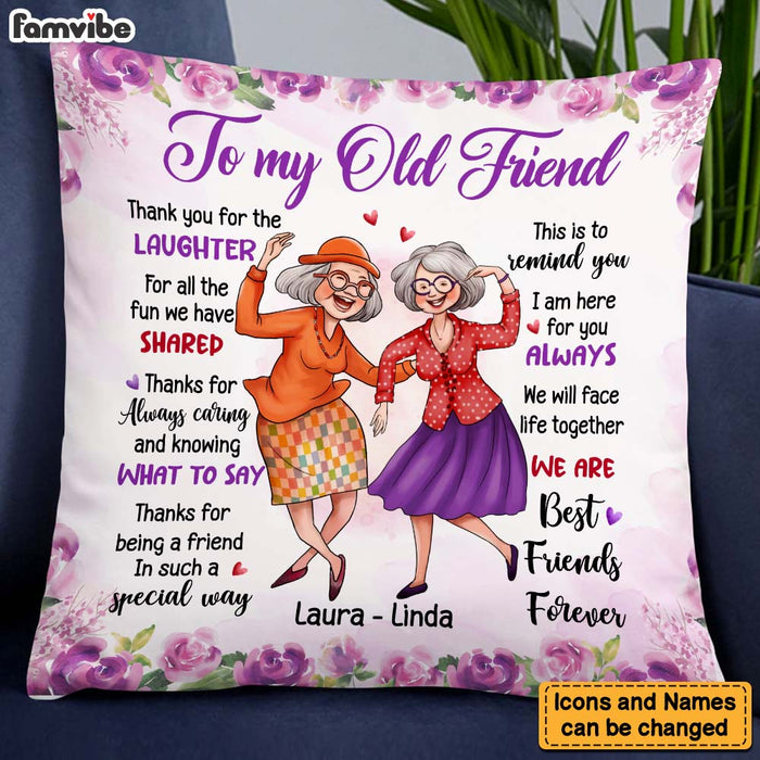 Thank You For The Laughter Friendship - Personalized Pillow (Insert In –  Macorner