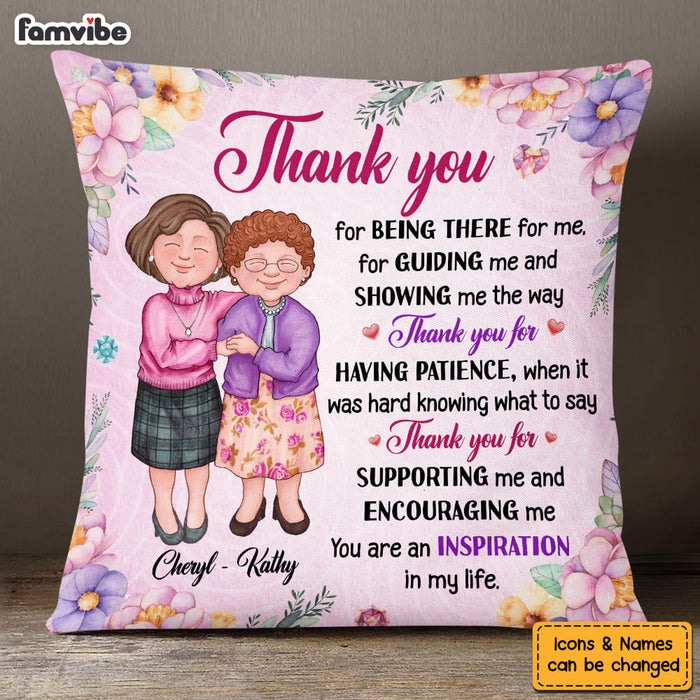 Personalized Gift For Senior Friends You Are An Inspiration In My Life Pillow 26391 1