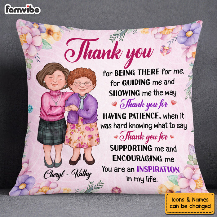 Personalized Gift For Senior Friends You Are An Inspiration In My Life Pillow 26391 1