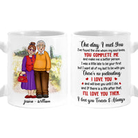 Personalized Gift For Husband Wife Couple The Day I Met You Mug 26401 thumb 1