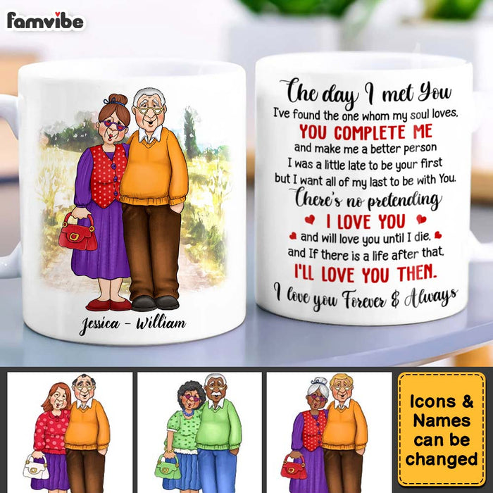 Personalized Gift For Husband Wife Couple The Day I Met You Mug 26401 1