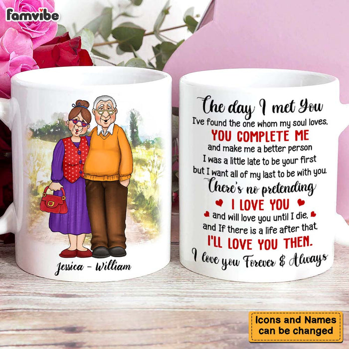Personalized Gift For Husband Wife Couple The Day I Met You Mug 26401 1