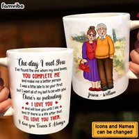 Personalized Gift For Husband Wife Couple The Day I Met You Mug 26401 thumb 1