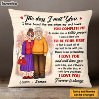 Personalized Gift For Husband Wife Couple The Day I Met You Pillow 26403 thumb 1