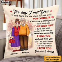 Personalized Gift For Husband Wife Couple The Day I Met You Pillow 26403 thumb 1