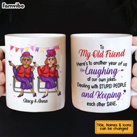 Personalized Gifts For Senior Friends Old Ladies Here's To Another Year Of Us Mug 26404 thumb 1