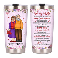 Personalized Gift For Wife Husband Senior Couple I Had You Steel Tumbler 26405 thumb 1