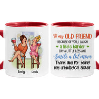 Personalized Gift For Friends Thank You Unbiological Sister Mug 26407 thumb 1