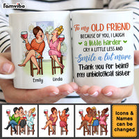 Personalized Gift For Friends Thank You Unbiological Sister Mug 26407 thumb 1
