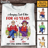 Personalized Anniversary Gift For Husband Wife Couple Annoying Each Other Since Shirt - Hoodie - Sweatshirt 26414 thumb 1