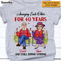 Personalized Anniversary Gift For Husband Wife Couple Annoying Each Other Since Shirt - Hoodie - Sweatshirt 26414 thumb 1
