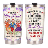 Personalized Gift for Friends Smile A Lot More Dancing Ladies Steel Tumbler 26145 26421 thumb 1