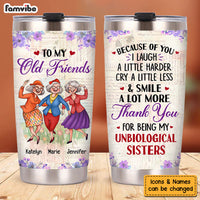 Personalized Gift for Friends Smile A Lot More Dancing Ladies Steel Tumbler 26145 26421 thumb 1