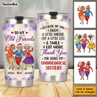 Personalized Gift for Friends Smile A Lot More Dancing Ladies Steel Tumbler 26145 26421 thumb 1