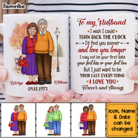 Personalized Wedding Anniversary Gifts For Old Couples Husband Wife Mug 26430 thumb 1