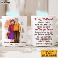 Personalized Wedding Anniversary Gifts For Old Couples Husband Wife Mug 26430 thumb 1