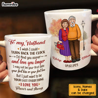 Personalized Wedding Anniversary Gifts For Old Couples Husband Wife Mug 26430 thumb 1