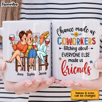 Personalized Gift for Friends Chance Made Us Coworkers Mug 26433 thumb 1