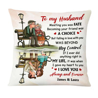 Personalized Gift For Husband Meeting You Was Fate Pillow 26437 thumb 1