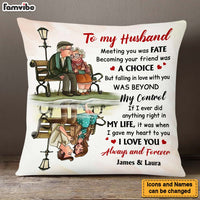 Personalized Gift For Husband Meeting You Was Fate Pillow 26437 thumb 1