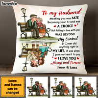 Personalized Gift For Husband Meeting You Was Fate Pillow 26437 thumb 1