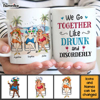 Personalized Gift For Senior Friends Drunk And Disorderly Friends Mug 26441 thumb 1