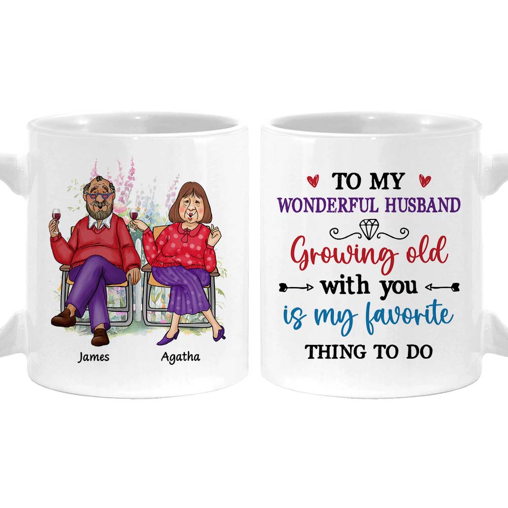 Personalized Gifts For Old Couples Husband Wife Mug 26444 Primary Mockup