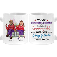 Personalized Gifts For Old Couples Husband Wife Mug 26444 thumb 1