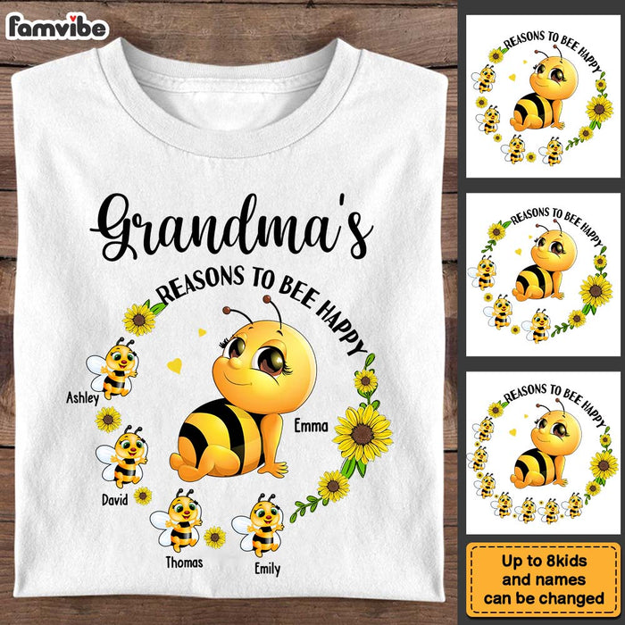Personalized Gift For Grandma Bee Shirt - Hoodie - Sweatshirt 26445 1