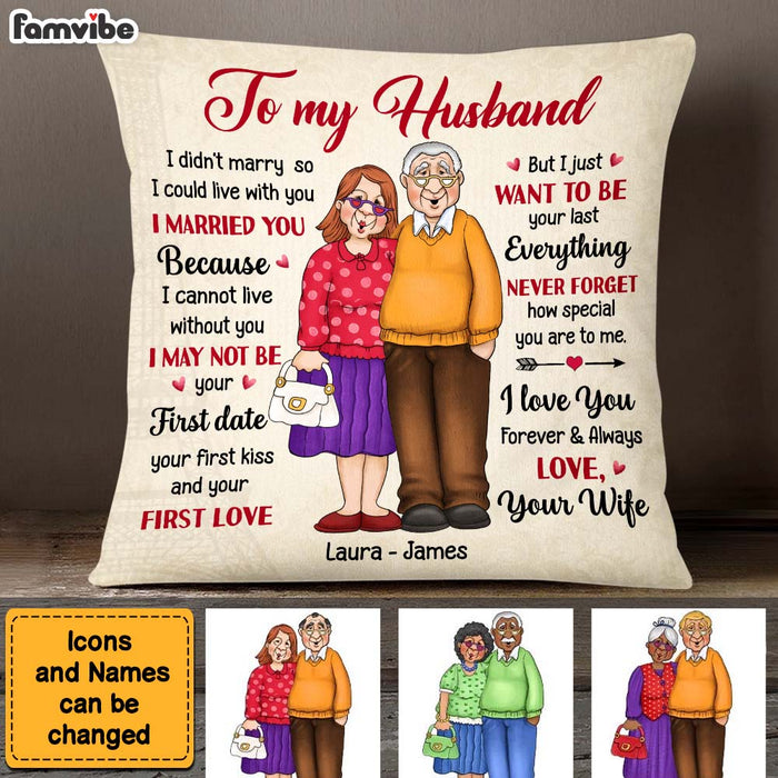 Personalized Gift For Husband I Married You Pillow 26451 1