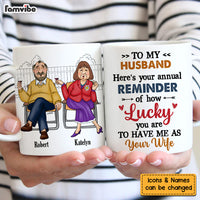 Personalized Gift For Husband Annual Reminder Mug 26454 thumb 1