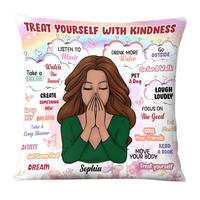 Personalized Gift For Daughter Treat Yourself With Kindness Pillow 26458 thumb 1