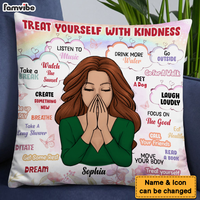 Personalized Gift For Daughter Treat Yourself With Kindness Pillow 26458 thumb 1