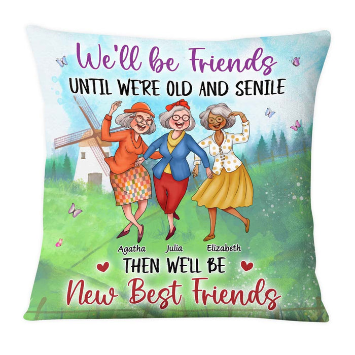 Personalized Gift For Senior Friends Old And Senile Friends Pillow 26460 1