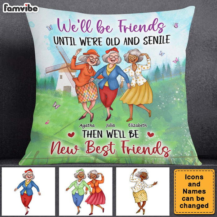 Personalized Gift For Senior Friends Old And Senile Friends Pillow 26460 1