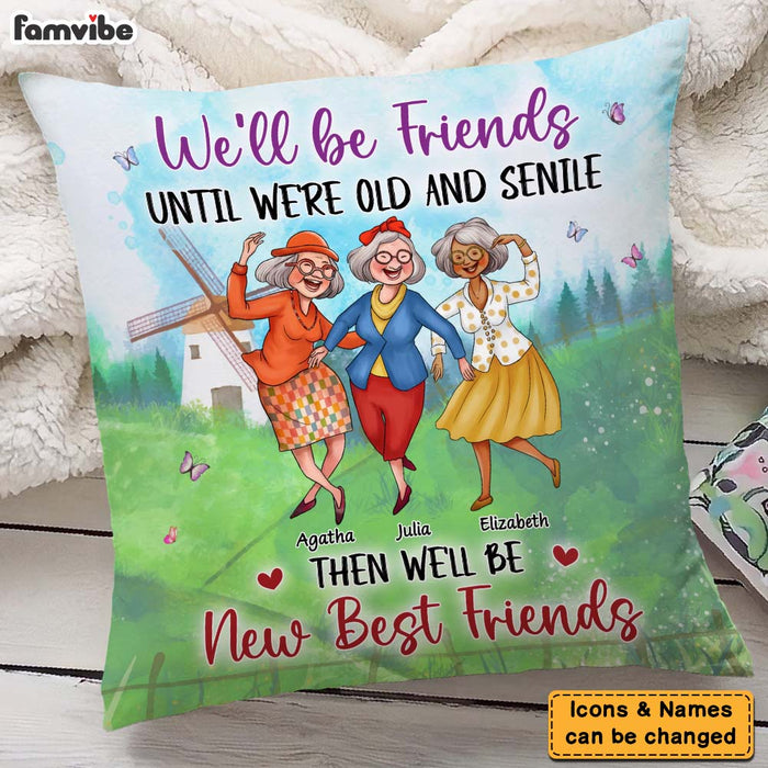 Personalized Gift For Senior Friends Old And Senile Friends Pillow 26460 1