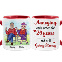 Personalized Gift for Old Couple Annoying Each Other Mug 26462 thumb 1