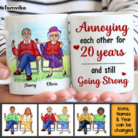 Personalized Gift for Old Couple Annoying Each Other Mug 26462 thumb 1