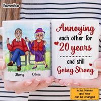 Personalized Gift for Old Couple Annoying Each Other Mug 26462 thumb 1