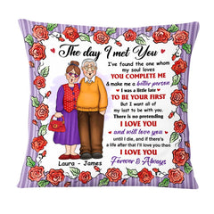 Personalized Old Couple I Choose You Pillow JL201 23O47