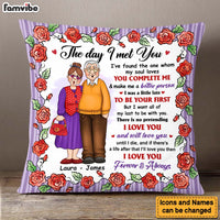 Personalized Gift For Old Couple I Love You Forever And Always Pillow 26465 thumb 1