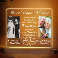 Personalized Photo Gifts For Old Couples Husband Wife Plaque LED Lamp Night Light 26466 thumb 1