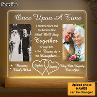 Personalized Photo Gifts For Old Couples Husband Wife Plaque LED Lamp Night Light 26466 thumb 1