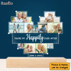 Personalized Gift For Couple Anniversary Happily Ever After Upload Photo Plaque LED Lamp Night Light 26467 1