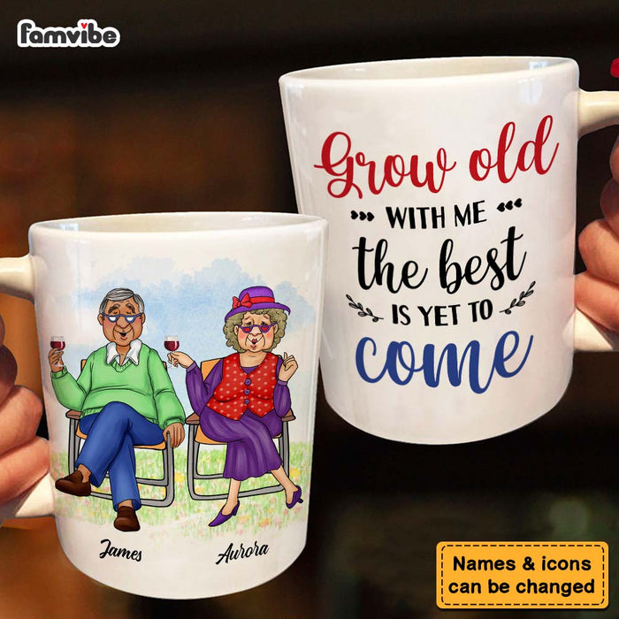 Personalized Gift For Old Couple For Wife For Husband Grow Old With Me Mug 26470 1