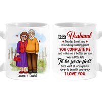 Personalized Gift For Old Couple My Missing Piece Mug 26471 thumb 1